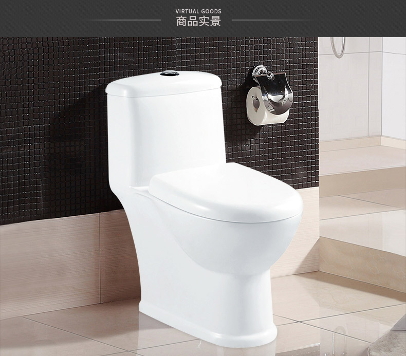 连体座便器Z169详情图