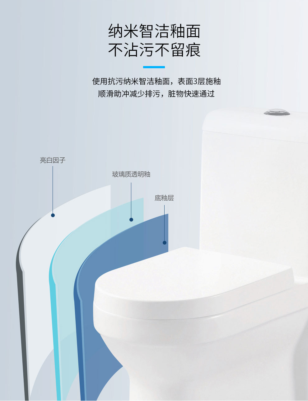 连体座便器Z135详情图