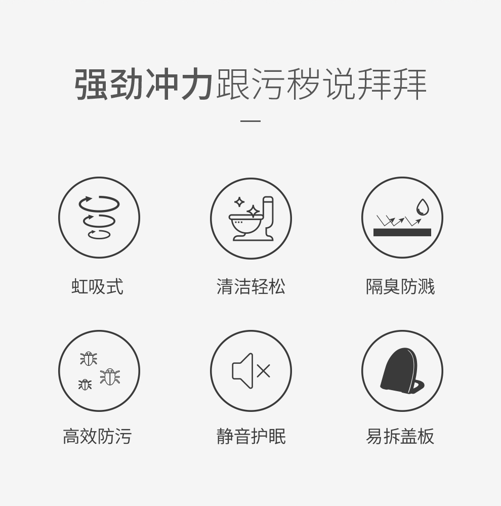 连体座便器Z181详情图